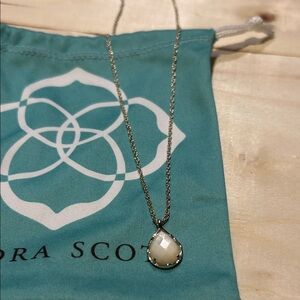Kendra Scott Necklace with White Pendant